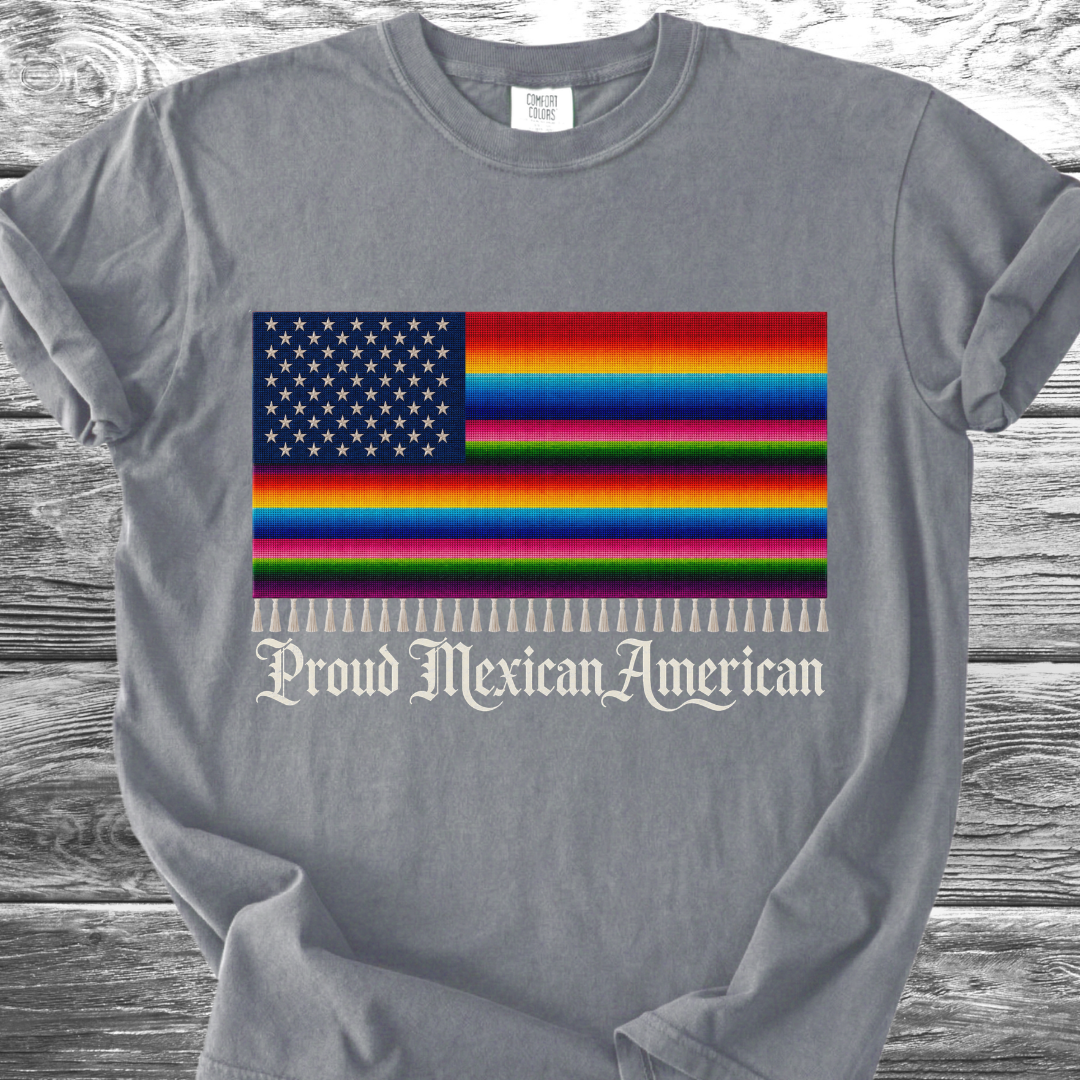Colorful Serape Flag, Proud 4th TShirt