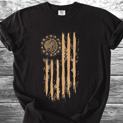 Mexican American Flag Artistic 4th TShirt