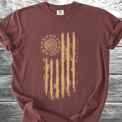 Mexican American Flag Artistic 4th TShirt