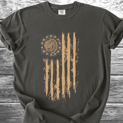 Mexican American Flag Artistic 4th TShirt