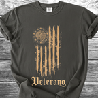 Mexican American Flag Artistic, Veterano 4th TShirt