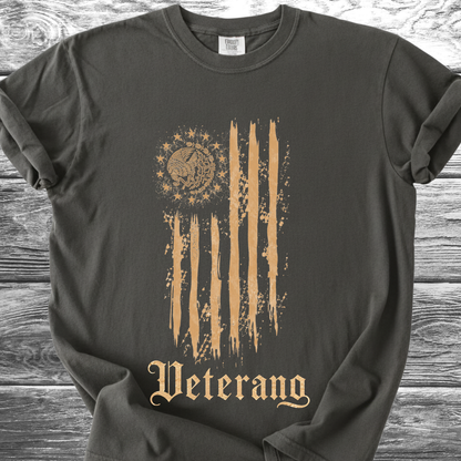 Mexican American Flag Artistic, Veterano 4th TShirt