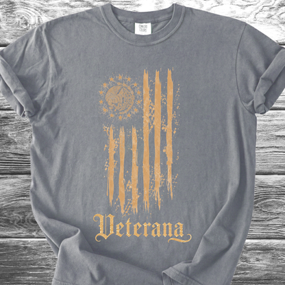 Mexican American Flag Artistic, Veterana 4th TShirt