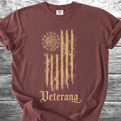 Mexican American Flag Artistic, Veterana 4th TShirt