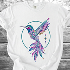 Jungle Hummingbird Rainbow TShirt