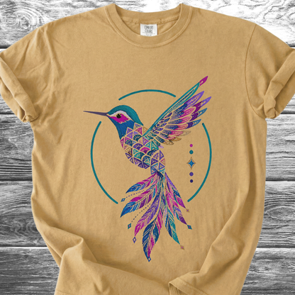 Jungle Hummingbird Rainbow TShirt