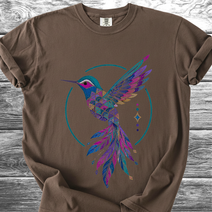 Jungle Hummingbird Rainbow TShirt