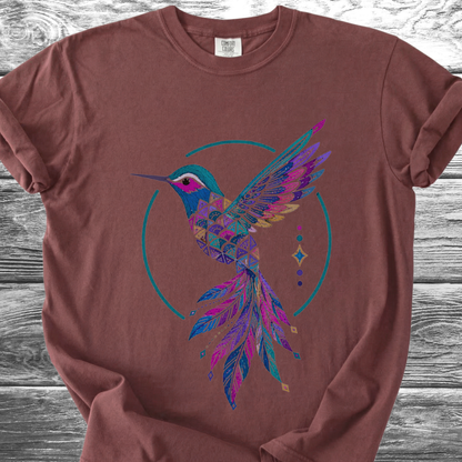 Jungle Hummingbird Rainbow TShirt