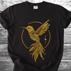 Jungle Hummingbird Gold TShirt