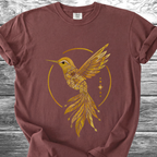 Jungle Hummingbird Gold TShirt