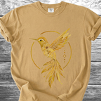 Jungle Hummingbird Gold TShirt