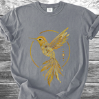 Jungle Hummingbird Gold TShirt