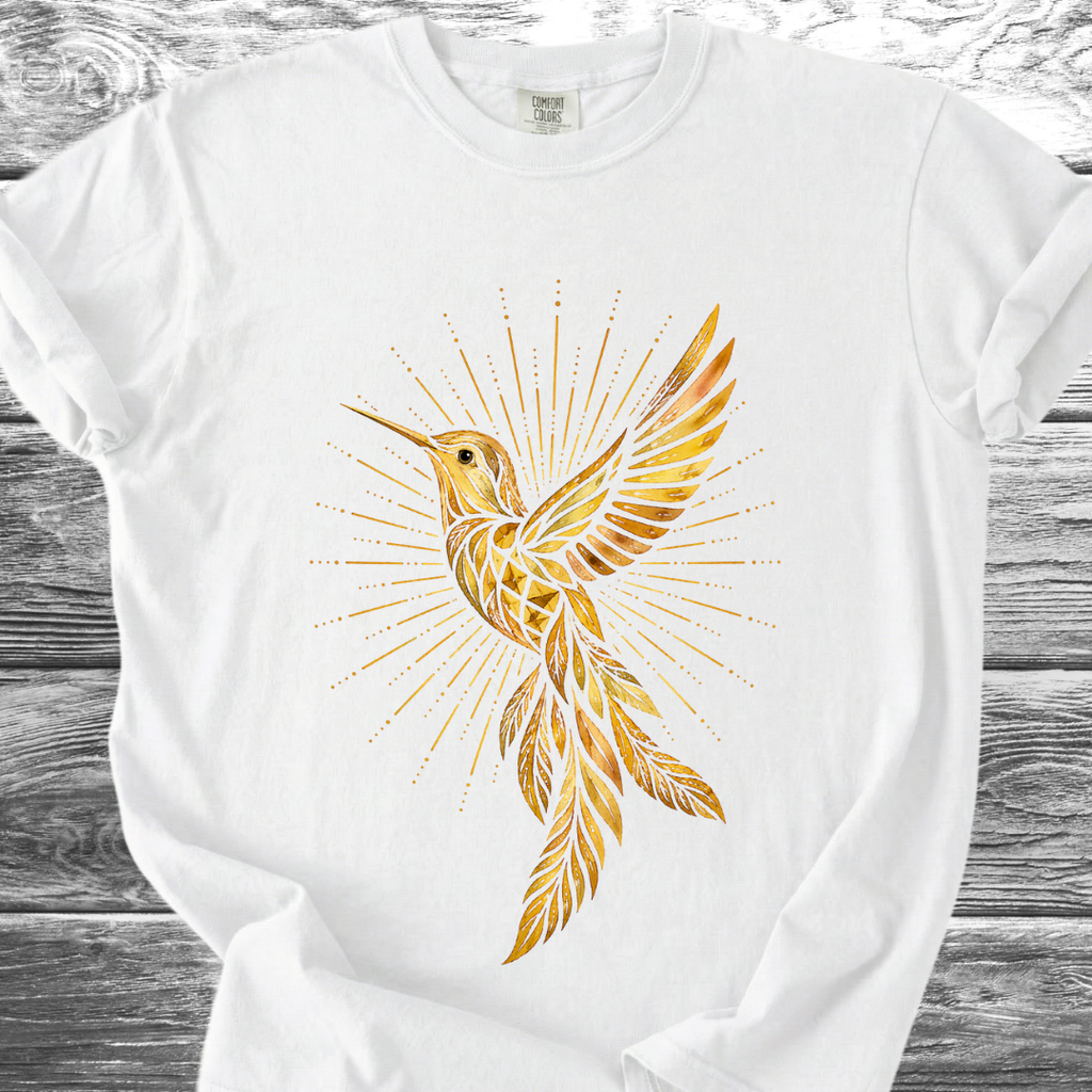 Jungle Hummingbird Sunburst TShirt