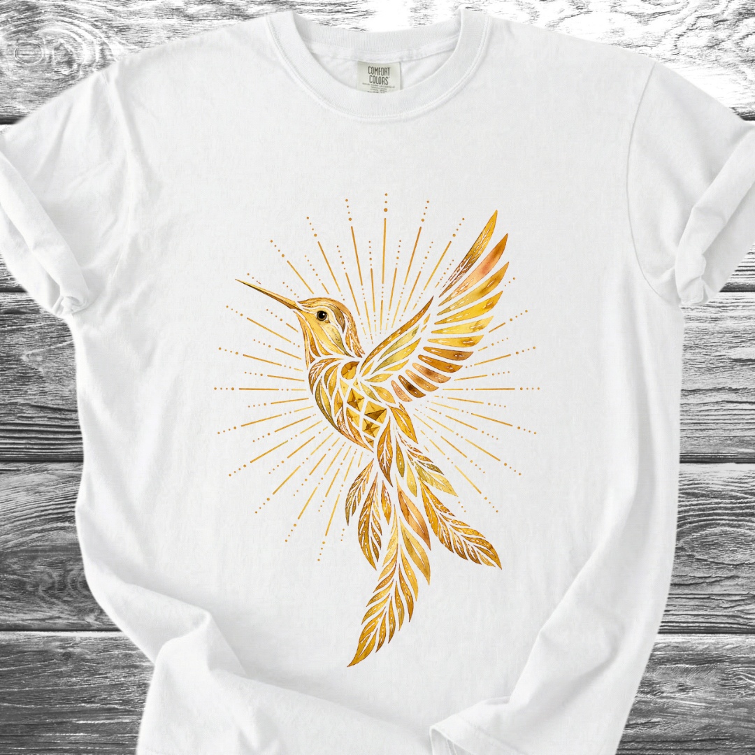 Jungle Hummingbird Sunburst TShirt