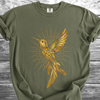 Jungle Hummingbird Sunburst TShirt