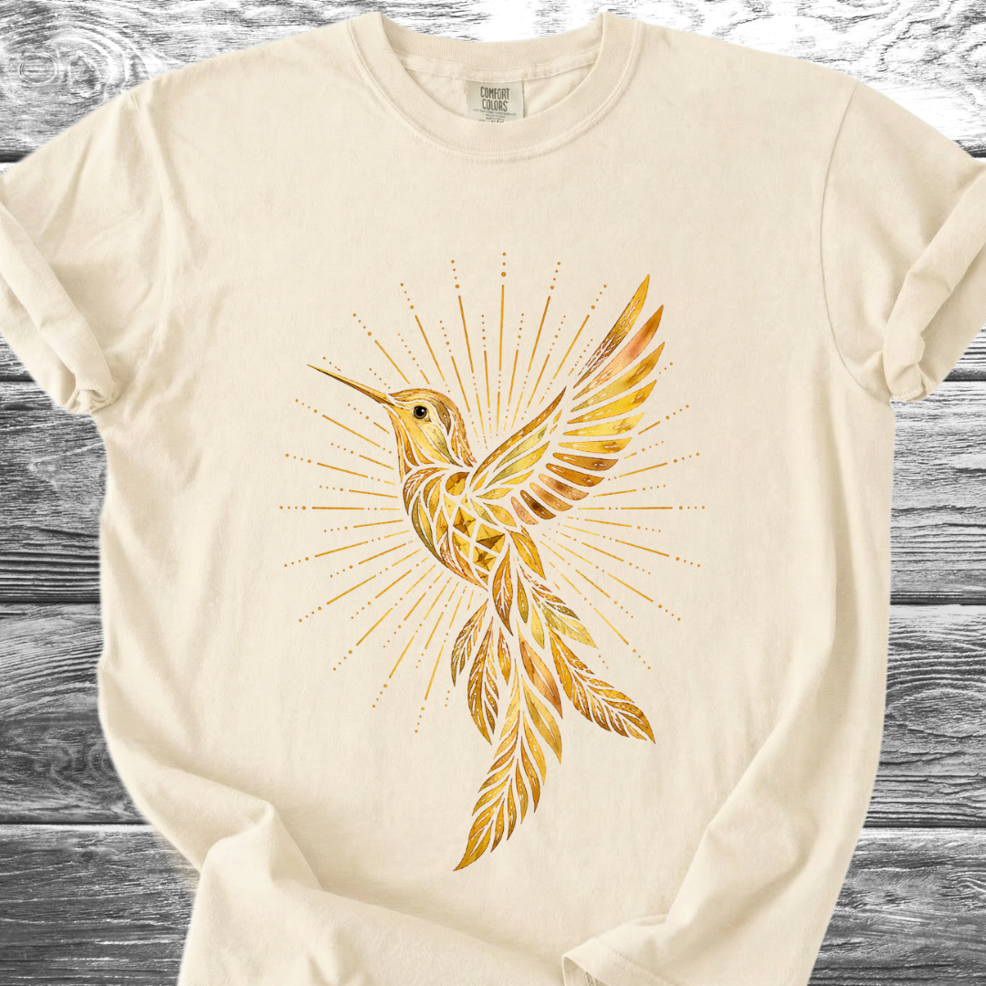 Jungle Hummingbird Sunburst TShirt