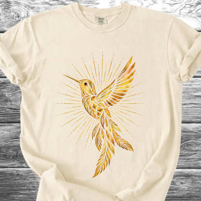 Jungle Hummingbird Sunburst TShirt