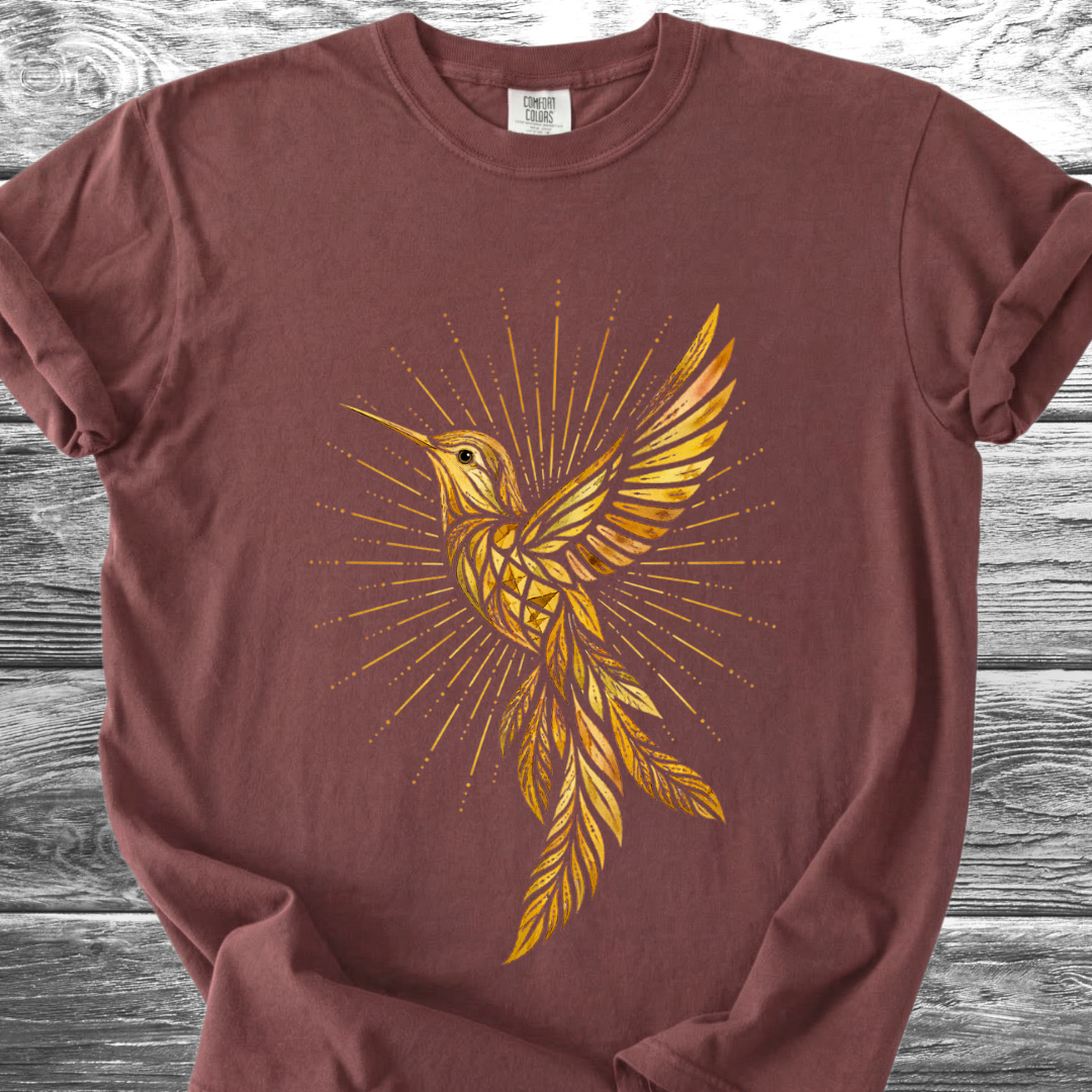 Jungle Hummingbird Sunburst TShirt