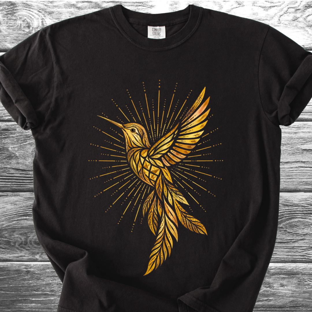 Jungle Hummingbird Sunburst TShirt