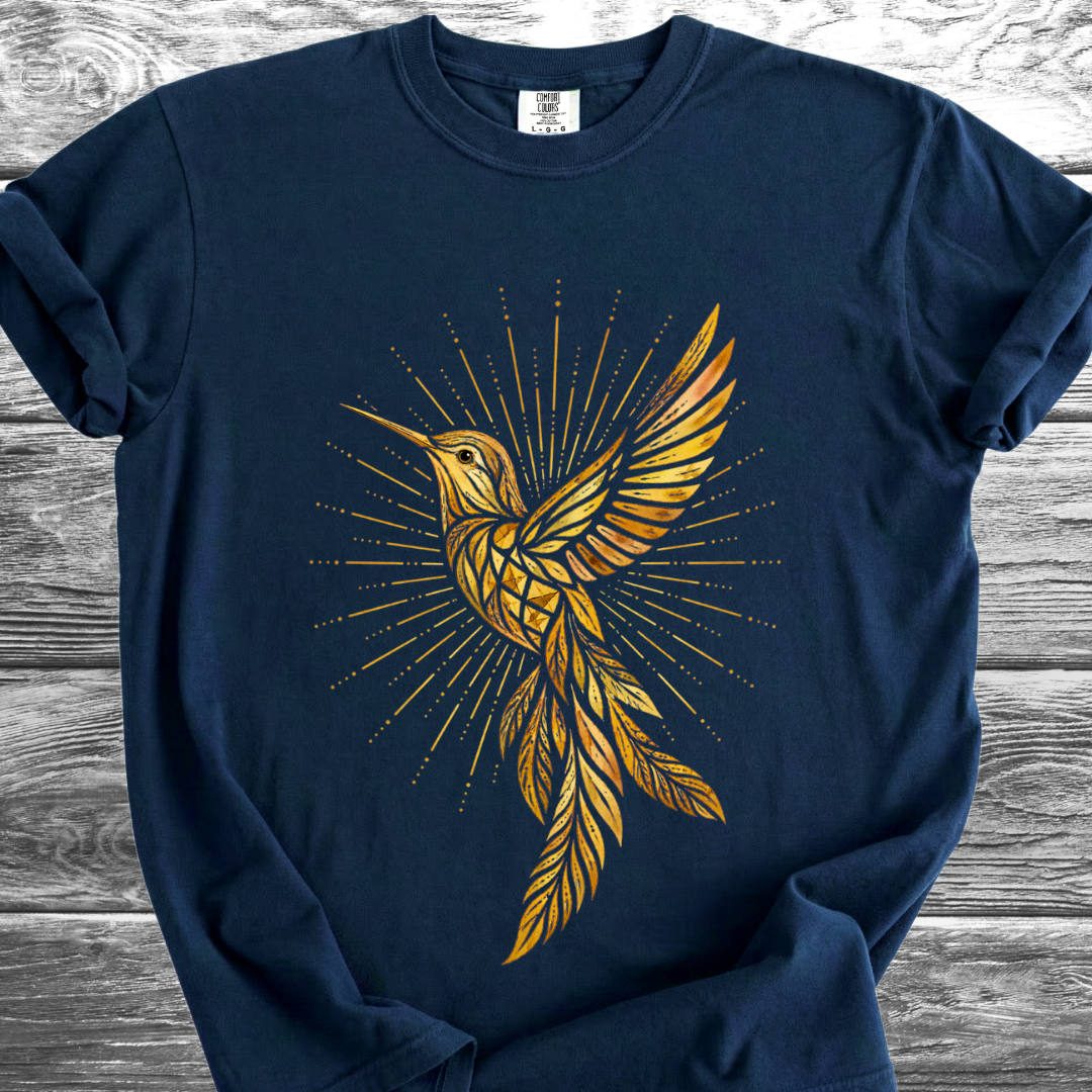 Jungle Hummingbird Sunburst TShirt