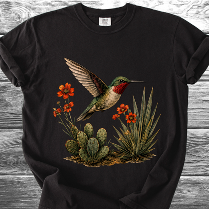 Cactus & Hummingbird TShirt