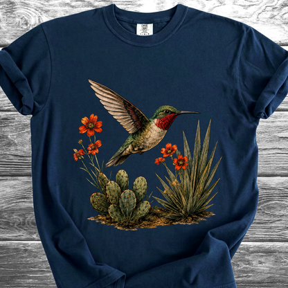 Cactus & Hummingbird TShirt