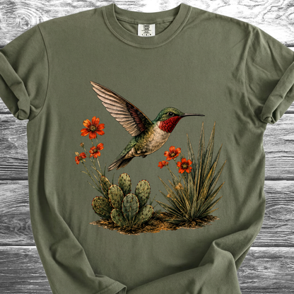 Cactus & Hummingbird TShirt