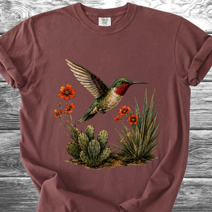 Cactus & Hummingbird TShirt