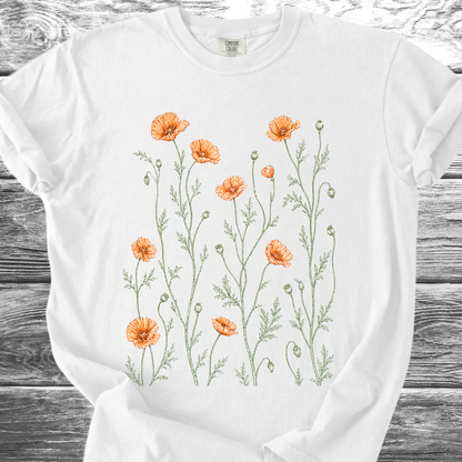Orange Poppies TShirt