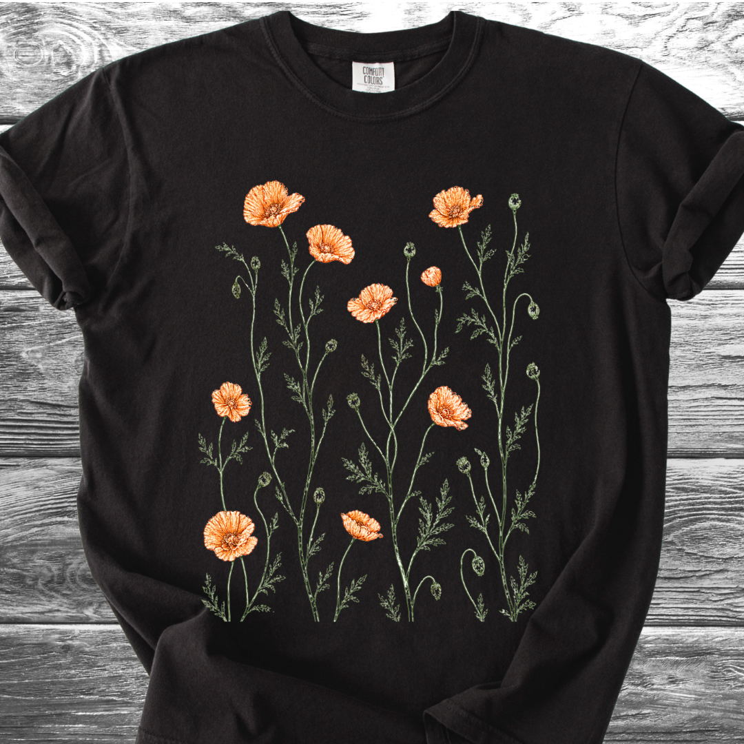 Orange Poppies TShirt