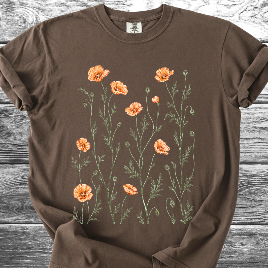 Orange Poppies TShirt
