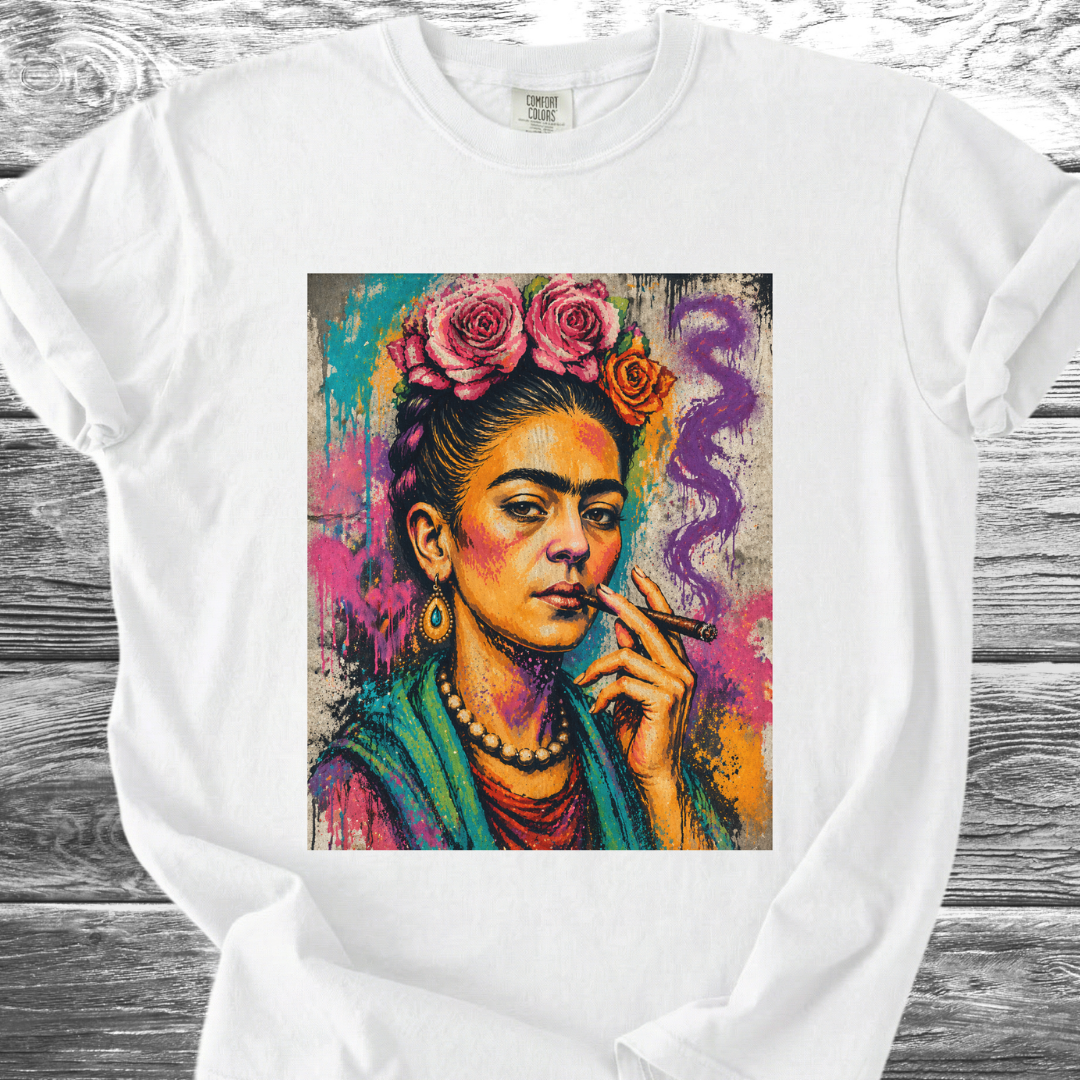 Artist & Her Cigar Graffiti TShirt