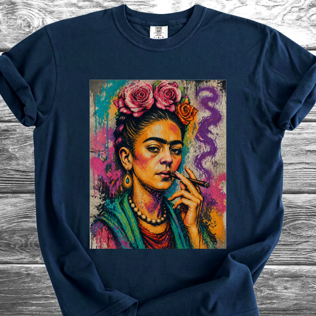 Artist & Her Cigar Graffiti TShirt