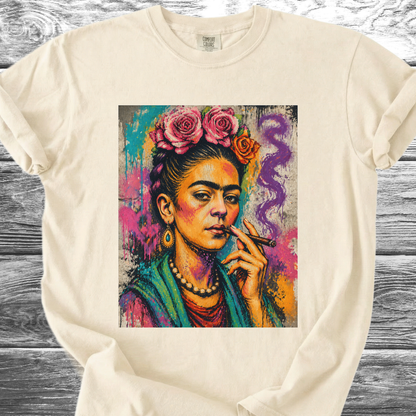 Artist & Her Cigar Graffiti TShirt