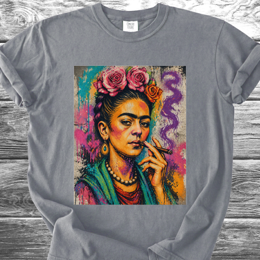 Artist & Her Cigar Graffiti TShirt