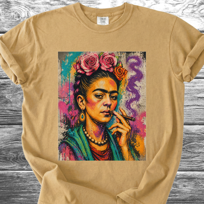 Artist & Her Cigar Graffiti TShirt