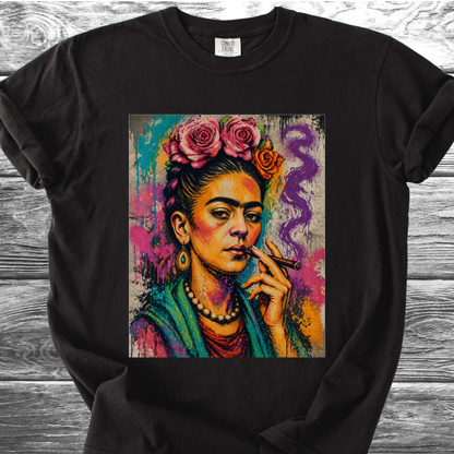 Artist & Her Cigar Graffiti TShirt