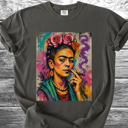 Artist & Her Cigar Graffiti TShirt