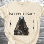 Rooted & Rare Black Marble TShirt