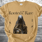 Rooted & Rare Black Marble TShirt