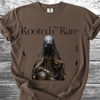 Rooted & Rare Black Marble TShirt