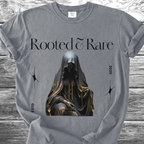 Rooted & Rare Black Marble TShirt