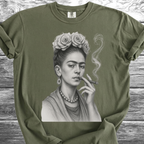 Artist & Her Cigar Fine Pencil TShirt