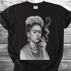 Artist & Her Cigar Fine Pencil TShirt