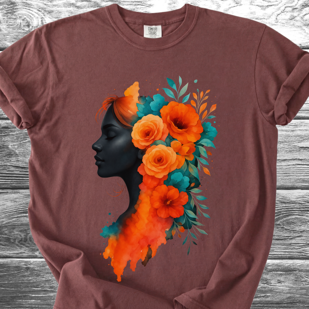 Orange Blooms TShirt