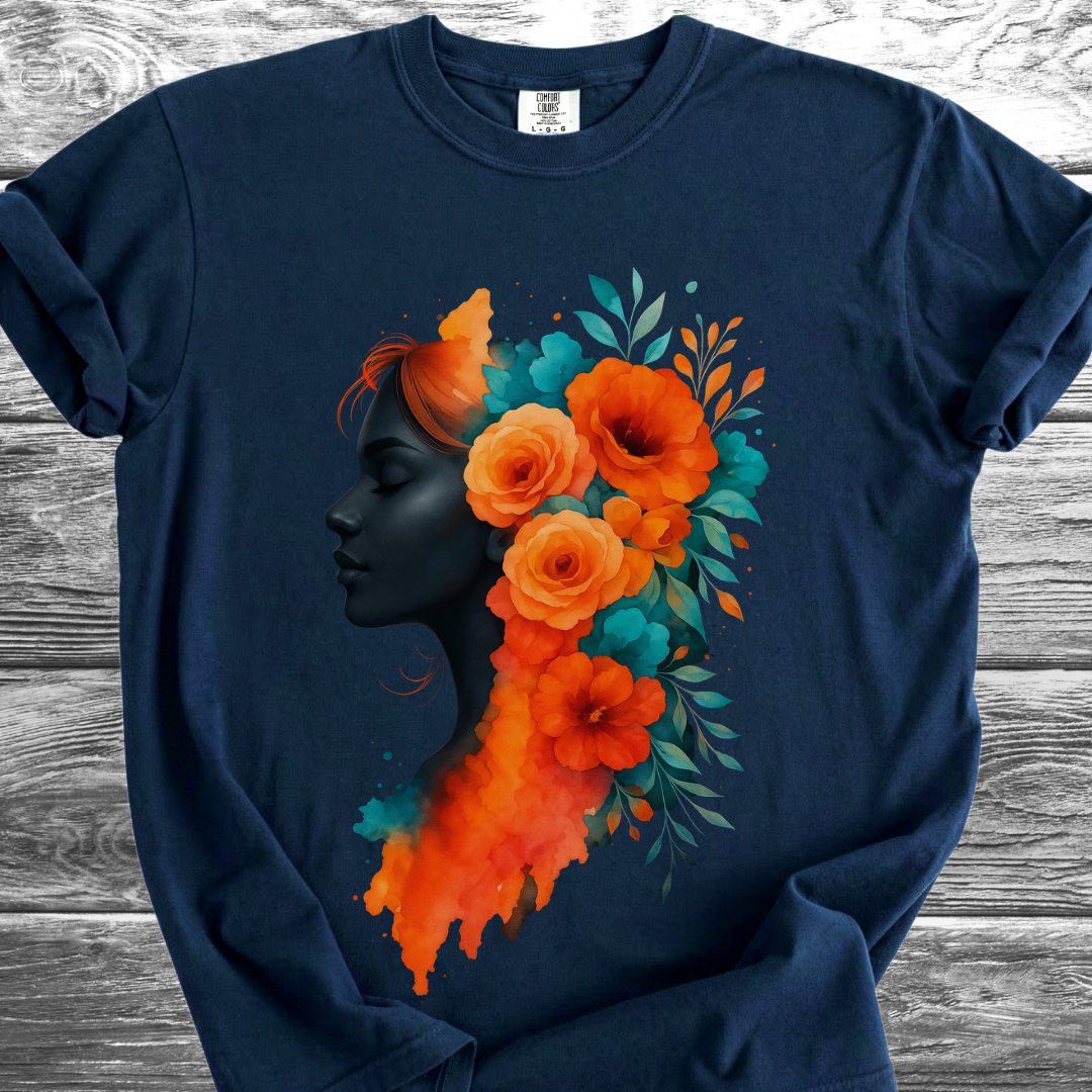 Orange Blooms TShirt