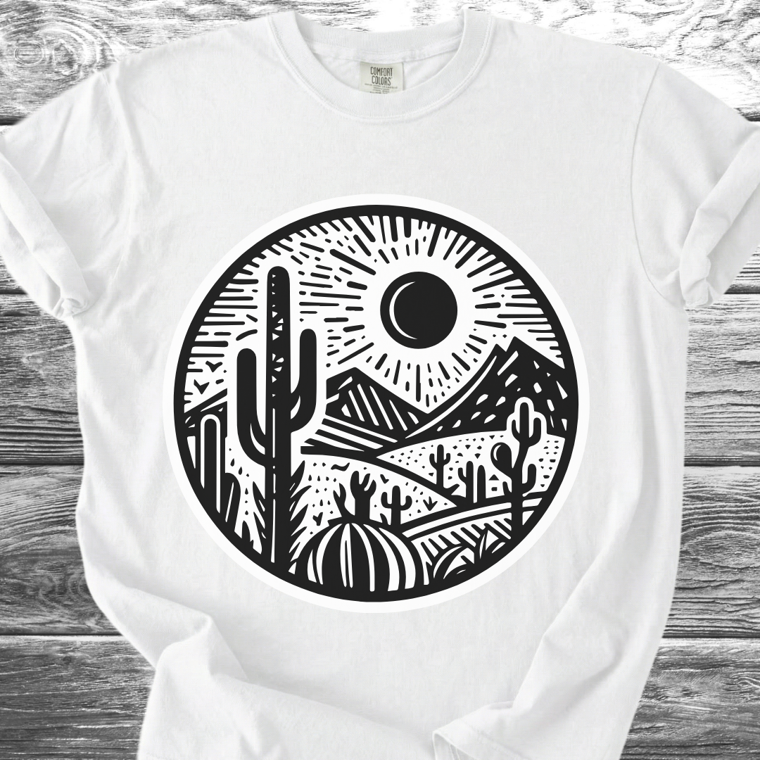 Cactus Sunshine Graphic TShirt