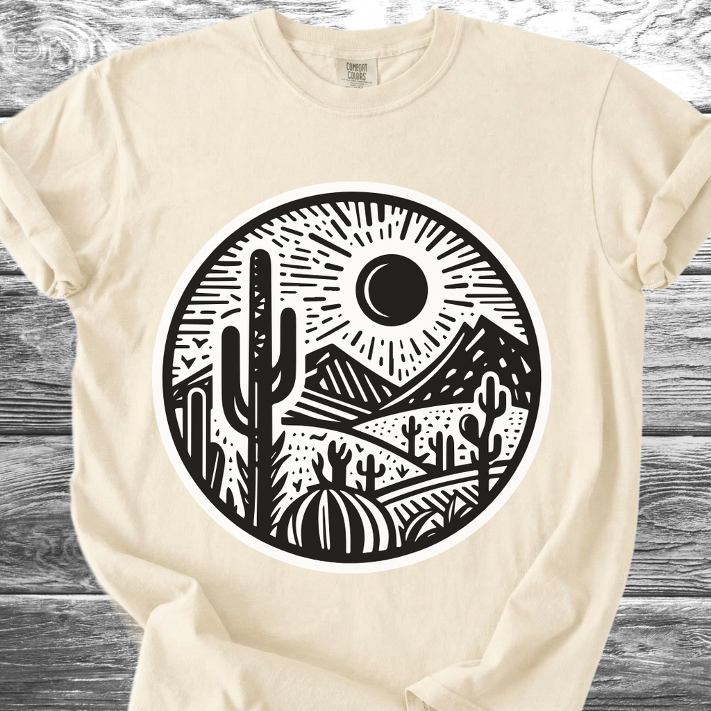 Cactus Sunshine Graphic TShirt