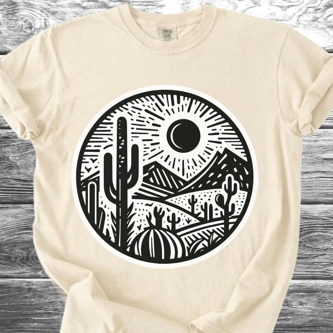 Cactus Sunshine Graphic TShirt