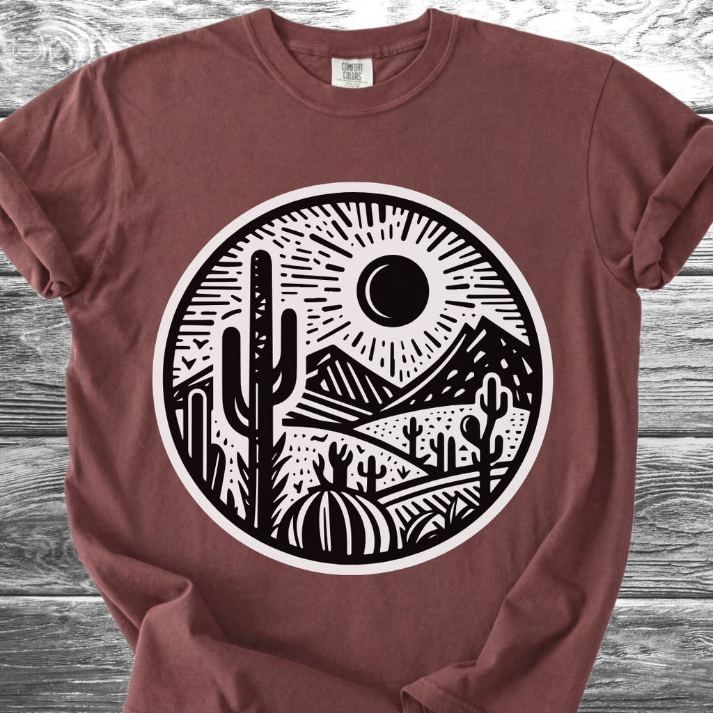 Cactus Sunshine Graphic TShirt